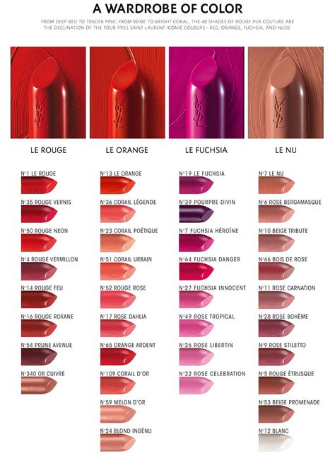 ysl lip liner 6|YSL lip gloss chart.